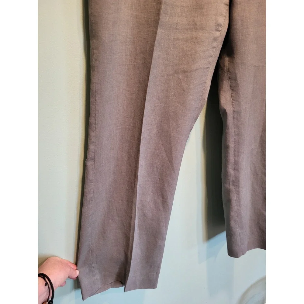 Mens Gray INC International Concepts London Linen Raime Lightweight Pants 38x30
